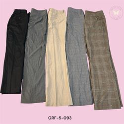 Y2K Inspired Low Rise Formal Poly Trousers for Wom..
