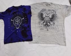 CR8380 VINTAGE SKULL T-SHIRTS