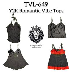 Y2K Romantic Vibe Tops (TVL-649)