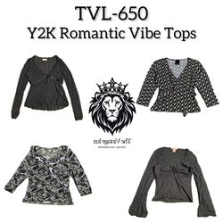Y2K Romantic Vibe Tops (TVL-650)