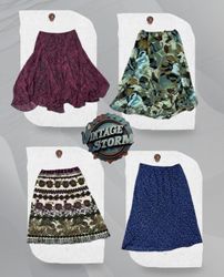 Y2K Maxi Poly Skirt