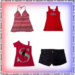 Paris & Nicole’s Simple life Stash Y2k tops, skirt..