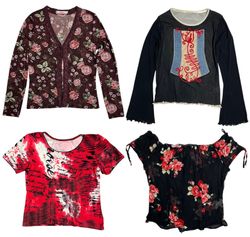 Downtown Romantic Girl x Y2K Tops: TT-256