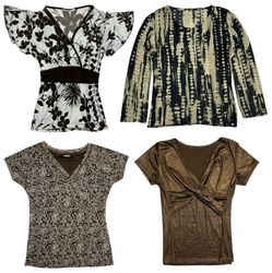 Y2K Earthy Tone Tops: TT-259