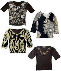 The Earthy Goddess: Y2K Tops: RE-044