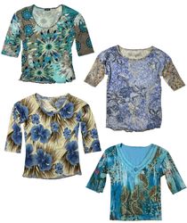 2000s Indie-Sleaze Blue Tops: RE-045