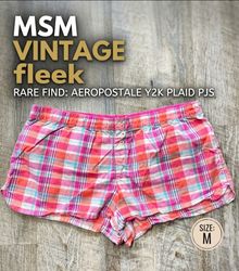 Y2K Nostalgia: Vintage Aéropostale Plaid Pajama Sh..