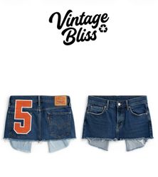 Up Cycled Levi’s Skirt