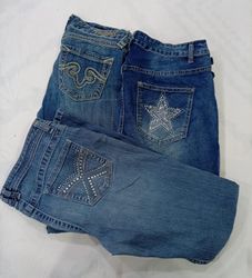 CR8391 Y2K FLARE JEANS