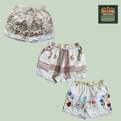 Upcycled Linen Short