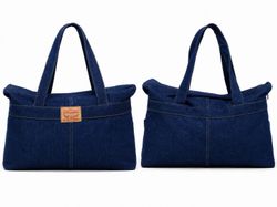 CR1593 Upcycled Denim Tote Bag
