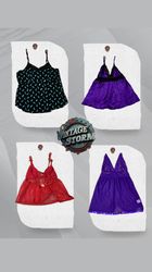 Y2K Lace Nightwear Cami Tops