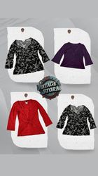Blouse en polyester à imprimé floral Y2K
