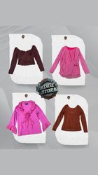 Y2K Retro Chic Poly Blouse