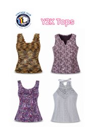 Y2K Sleeveless Tops