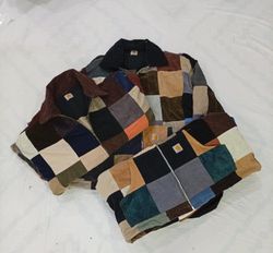CR8401 UPCYCLED CARHARTT CORDUROY JACKETS