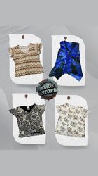 Y2K Soft Stretch Poly Blouse