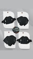 Y2K Gothic Style Poly Blouse