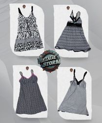 Y2K Black And Bloom Cami Tops