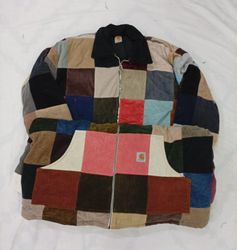 CR8402 UPCYCLED CARHARTT CORDUROY JACKETS