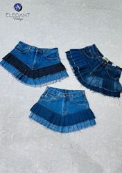 UPCYCLED Denim Skirts - EVR0543