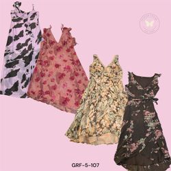 Printed Poly Dress for Casual Wear(GRF-5-107)