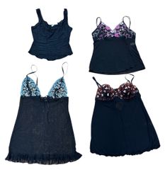 Y2K Black Cami  20 pcs At 869