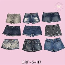 Y2K Style Denim Micro Shorts – Low Rise Mini Cut-O..