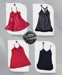 Y2K Crimson Desire Cami Tops