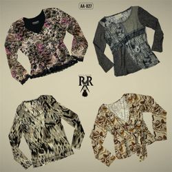 Y2K Earthy Tone Mix Full Sleeve tops (AA-827)