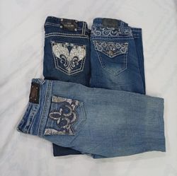CR8411 Y2K FLARE JEANS