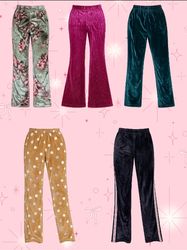 Mixed  velvet trousers vch 86