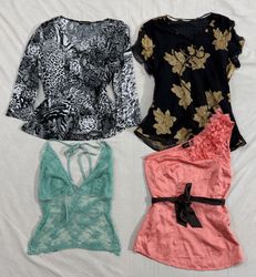 Glam Embellished & Partywear Y2K Tops (363)