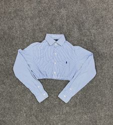 Upcycle Polo RL Crop Top