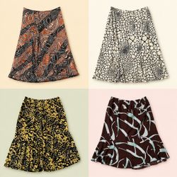 Y2k Printed Midi/Maxi Skirts