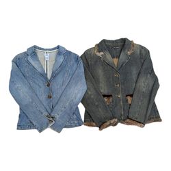 Y2K Blazer Style Denim Jackets