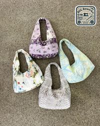 Upcycled Patchwork Quilted Shoulder Bag
