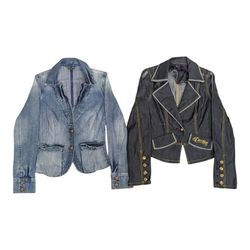Y2K Denim Blazer Style jacket