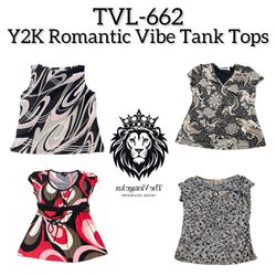 Y2K Romantic Vibe Tops (TVL-662)