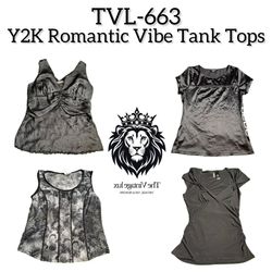 Y2K Romantic Vibe Tops (TVL-663)