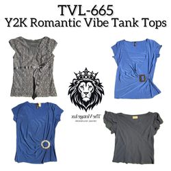 Y2K Romantic Vibe Tops (TVL-665)