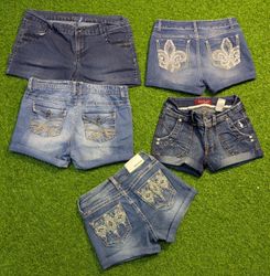 5594 - Upcycled Denim Mini Short