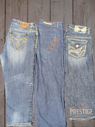 Calças jeans flare