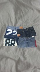 Upcycled Denim Jersey Skirt