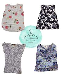 130526-13 y2k floral blouse 10 pcs