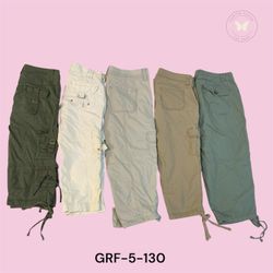 Baggy Utility Capri Pants – Retro 2000s Fashion (G..