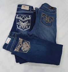 CR8442 Y2K FLARE JEANS