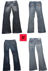 DESIGNER Y2K INSPIRED JEANS BRAND'S INCLUDED WALLF..