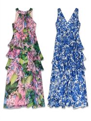 (FV-1444)     Y2K Floral Slip Dress Bundle | 90s F..