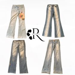 Y2K Era Cyber Girl Denim Jeans RW1967